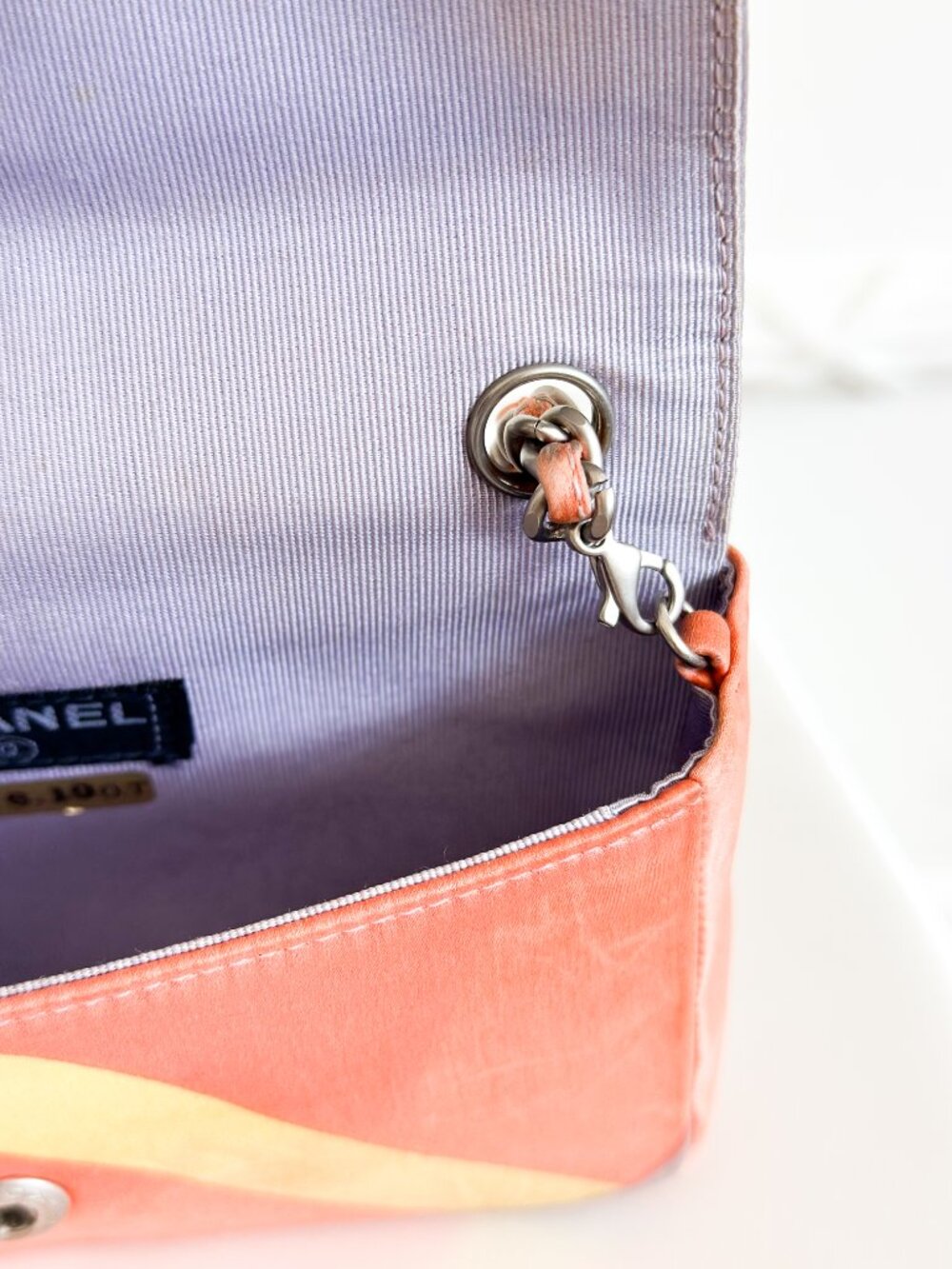 Chanel Mini Shoulder Bag Multicolored Satin Bag - Picture 13 of 16